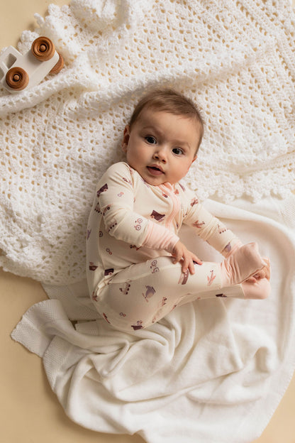 The Earhart - Transportation-Themed Baby Onesie